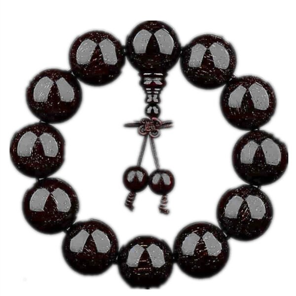 #PB005 Buddhavow Handmade Yoga Tibetan Dark Sandalwood Meditation Prayer Beads