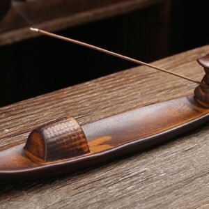 #IB009 Buddhavow Zen mountain cloud sea fisherman boat ceramic plug multi-function incense burner ornaments