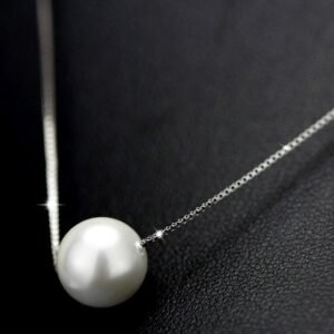 #GN007 Buddhavow Light luxury Natural Beads s925 Sterling Silver collarbone chain fashion  Elegant Jewelry Necklace Pendant