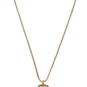 #GN006 Buddhavow Light luxury square sense of advanced collarbone chain accessories Elegant Jewelry Necklace Pendant