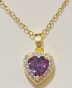 #GN011 Buddhavow Sweet heart of the sea love Collarbone light luxury Chain Niche Design Exquisite Elegant Jewelry Necklace Pendant
