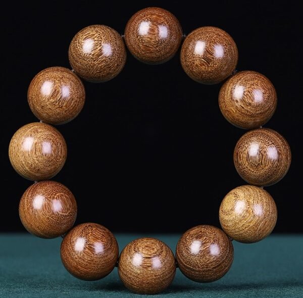 #PB008 Buddhavow Handmade Yoga Tibetan golden sandalwood Prayer Beads