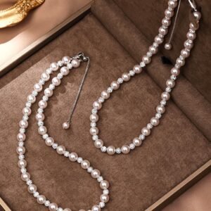#GN002 Buddhavow Natural Manta Rose Color Pearls Jewelry Necklace Pendant