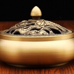 #IB006 Buddhavow Pure copper indoor incense burner Tray ornaments