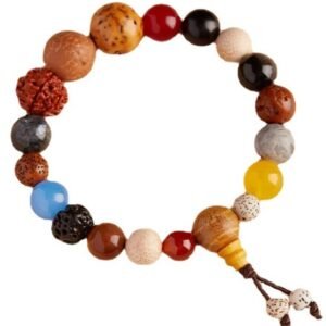 #PB003 Buddhavow Handmade Yoga Tibetan Colorful Multi-Function Meditation Prayer Beads