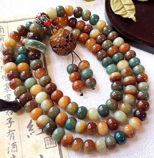 #NB005 Buddhavow Dunhuang Flying Apsaras 108 Bodhi Beads Hand-held Rosary Beads Necklace Jewelry：圖片 7