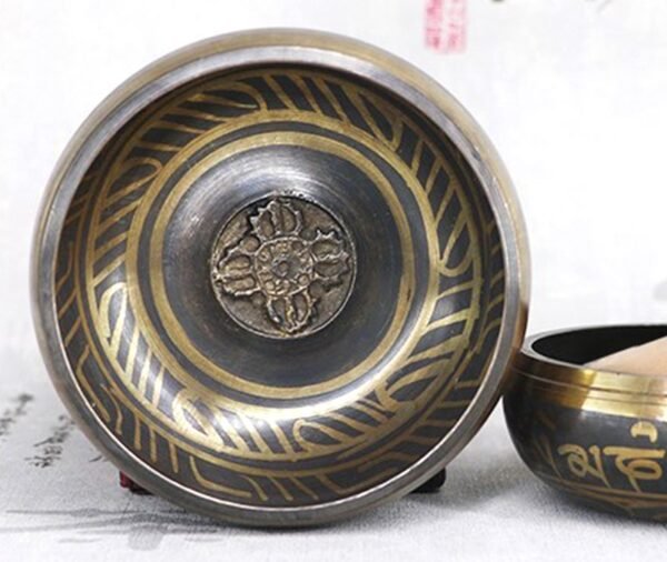 #BW002 Buddhavow Nepalese Handcrafted Sutra Sound Bowl, Tibetan Singing , Ear Cleaning Therapy Copper Bowl：圖片 5