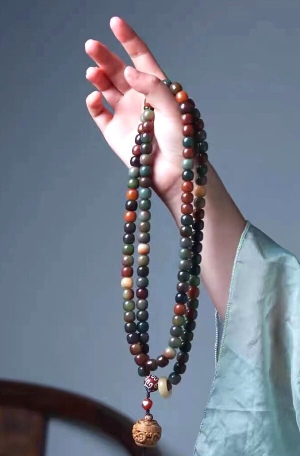 #NB005 Buddhavow Dunhuang Flying Apsaras 108 Bodhi Beads Hand-held Rosary Beads Necklace Jewelry：圖片 12