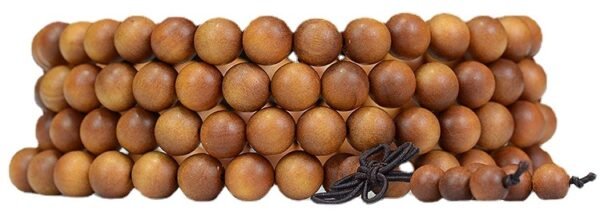 #NB011 Buddhavow Indonesian Old Mountain Sandalwood Old Material Sunken Water 108 Buddha Bead Bracelet Barbie Sandalwood Teak Wood Bracelet：圖片 2