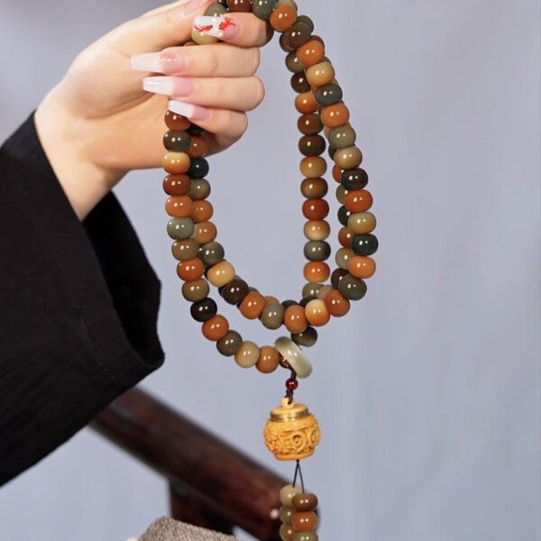 #NB005 Buddhavow Dunhuang Flying Apsaras 108 Bodhi Beads Hand-held Rosary Beads Necklace Jewelry：圖片 4