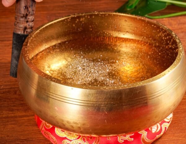 #BW003 Buddhavow Nepalese Handcrafted Sutra Sound Bowl, Tibetan Singing , Ear Cleaning Therapy Copper Bowl：圖片 4