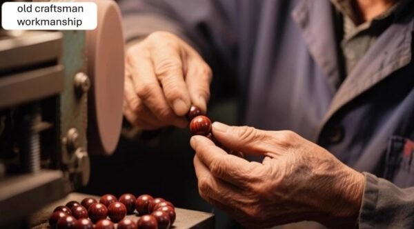 #NB036 Buddhavow Natural Zambian small-leaf rosewood 108-bead string of blood rosewood old-growth high-density Buddhist prayer beads made of wood：圖片 7
